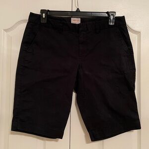 ⭐️ 4/$20 GAP black khaki bermuda shorts